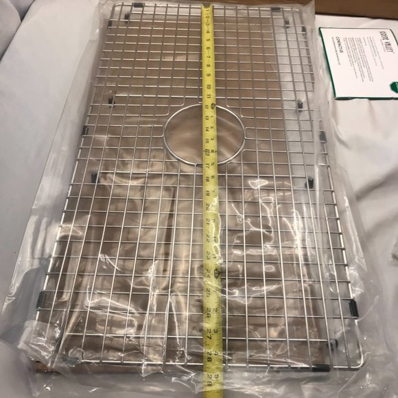 Serene Valley Sink Bottom Basin NDG2916C Centered Drain Stainless Steel NEW - Picture 8 of 11